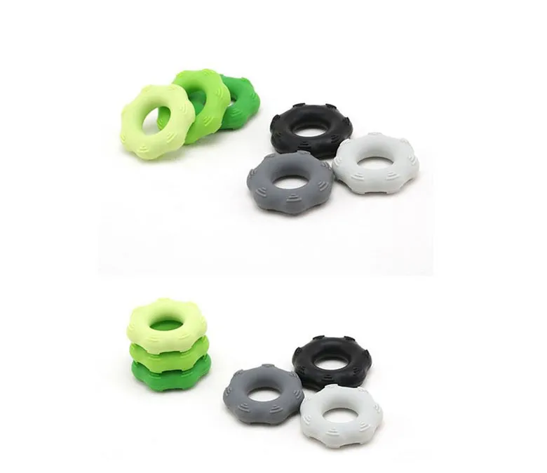 Silicon Finger Exercise Grip Strengthener Gripper Training Ring Hand Trainer