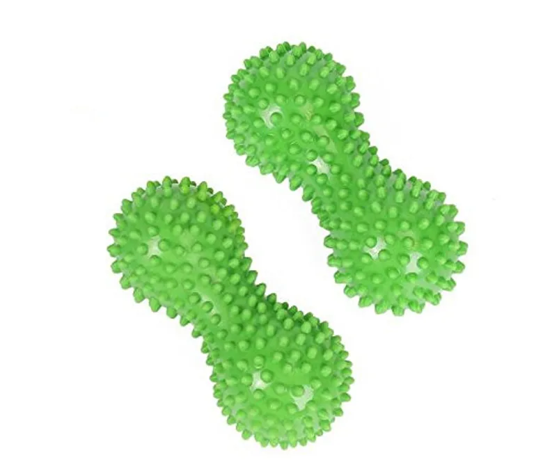 Minge dublă de masaj din PVC în formă de arahide, două dimensiuni