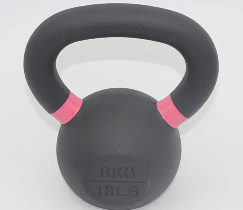Kettlebell acoperit cu pulbere