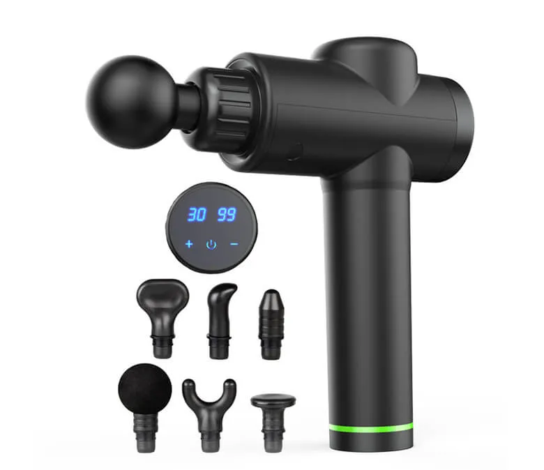 Pistol de masaj cu 6 capete