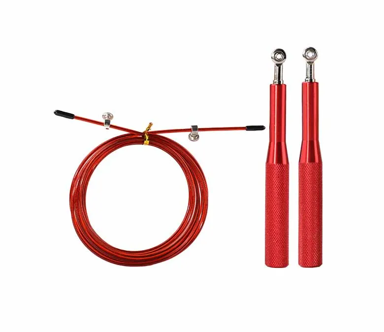 Coarda de sărit din sârmă de oțel cu mânere din aliaj de al