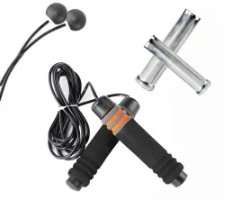 Comerț cu ridicata pentru fr&acirc;nghii de sărituri din s&acirc;rmă de oțel cu rulmenți cu bile cu fabrică de două blocuri ponderate