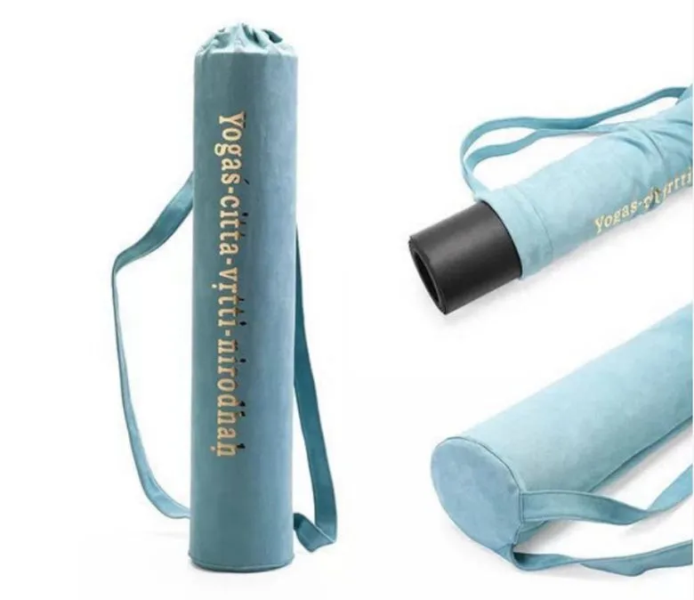 Geantă pentru depozitare covoraș pentru yoga de călătorie, din piele intoarsa