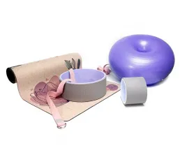 Set de covorașe pentru yoga de in