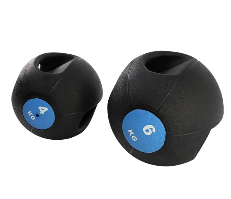 Minge medicinală robustă din cauciuc cu mâner dublu