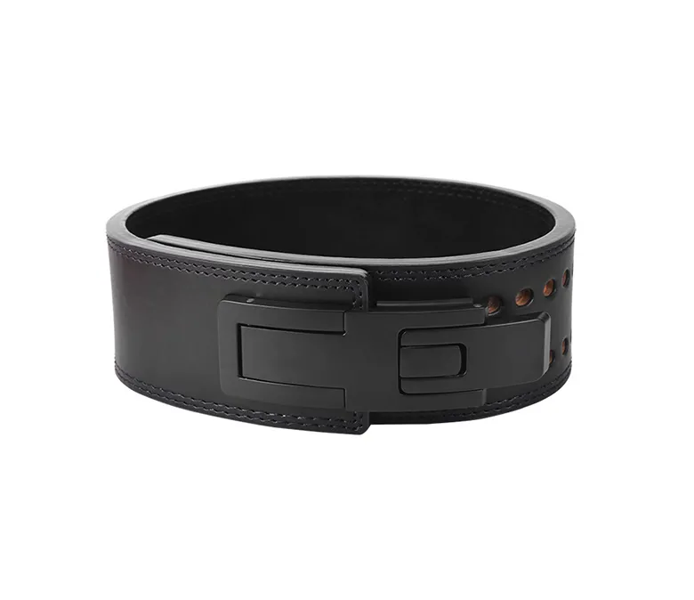 Cureaua de haltere cu cataramă metalică personalizată din piele de vacă