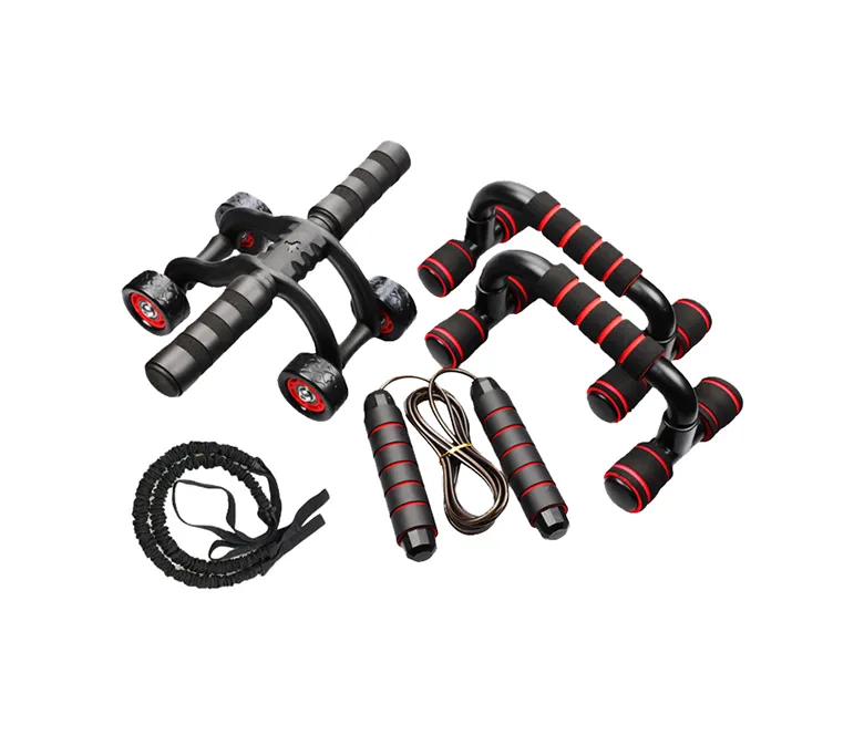 Set de frânghii de tragere cu frânghie pentru sărituri cu roți AB cu patru roți