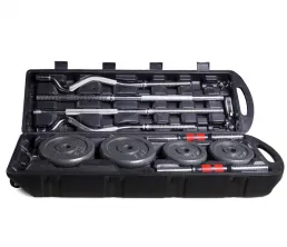 50KG 55KG Greutăți Set cu haltere