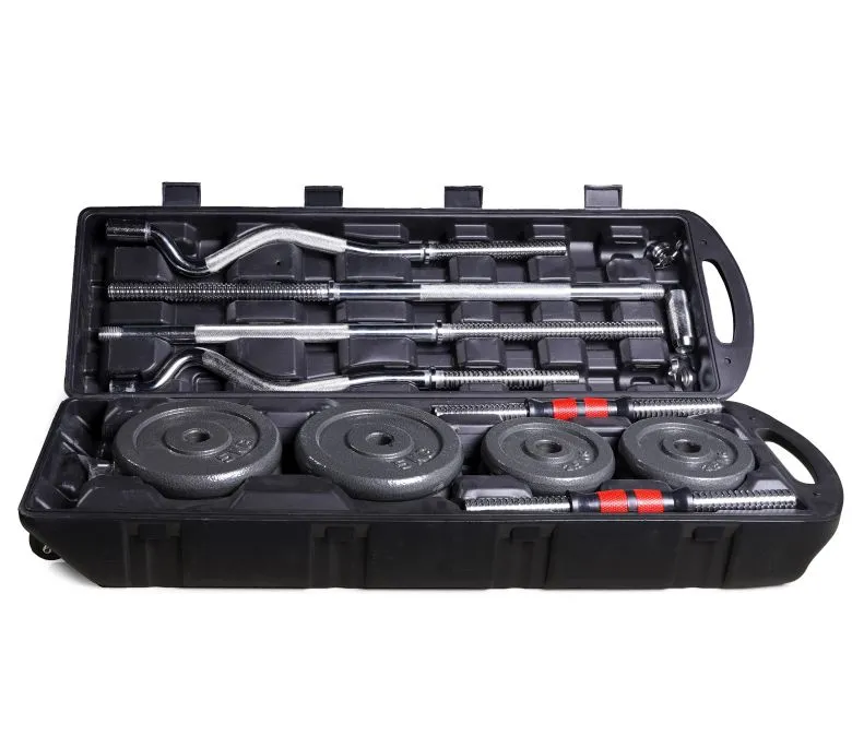 50KG 55KG Greutăți Set cu haltere