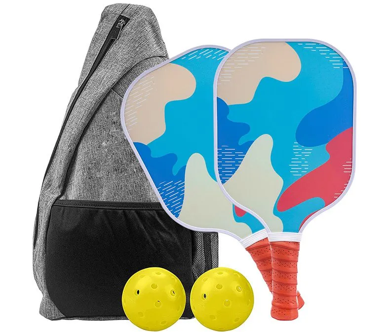 Set de rachete Pickleball din fibră de carbon din grafit