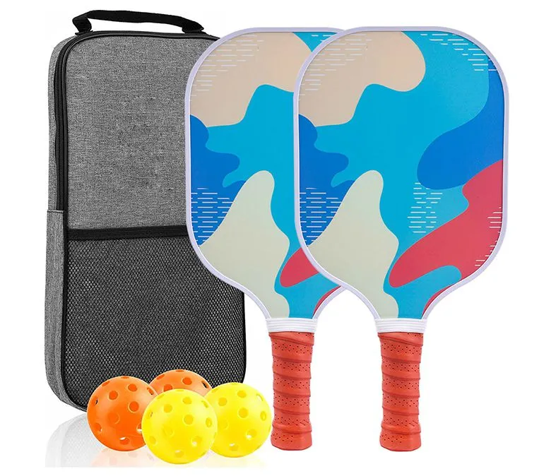 Set de rachete Pickleball din fibră de carbon din grafit