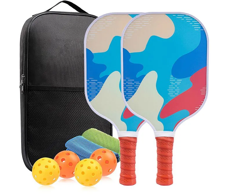 Set de rachete Pickleball din fibră de carbon din grafit
