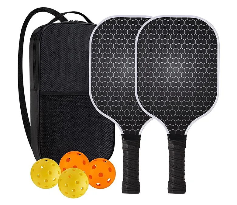 Set de rachete Pickleball din fibra de carbon