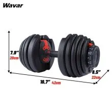 Ganterele ajustabile personalizate, prin asamblare și ajustare, pot elimina nevoia de mai multe gantere într-un spațiu limitat, economisesc spațiu, compacte, convenabile și susțin personalizarea.