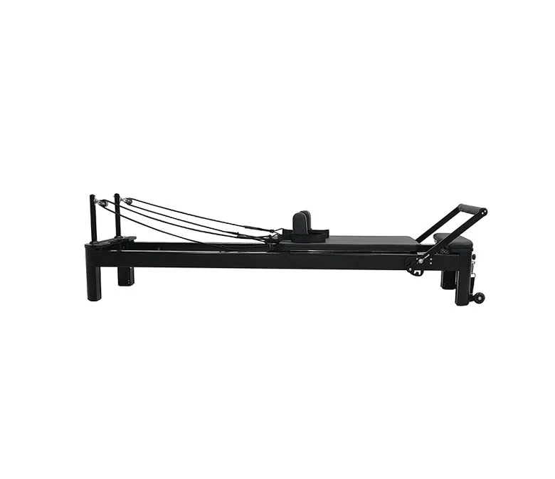 Remarcabil aparat de reformare Pilates din aluminiu negru 4.0