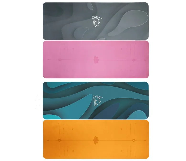 Covoraș de yoga imprimat cu laser cu două fețe, 6 mm