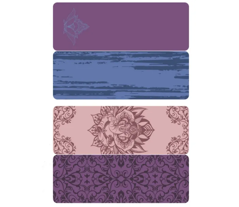 Covoraș de yoga imprimat cu laser cu două fețe, 6 mm