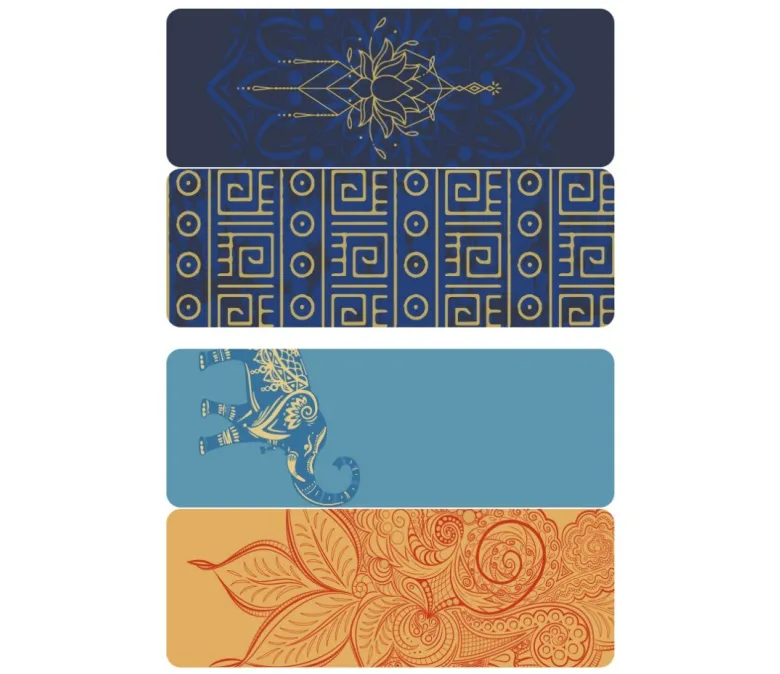 Covoraș de yoga imprimat cu laser cu două fețe, 6 mm