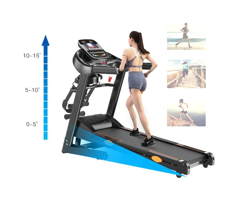 Masina de alergat pentru sala de sport de interior Banda de alergare electrica pliabila multifunctionala