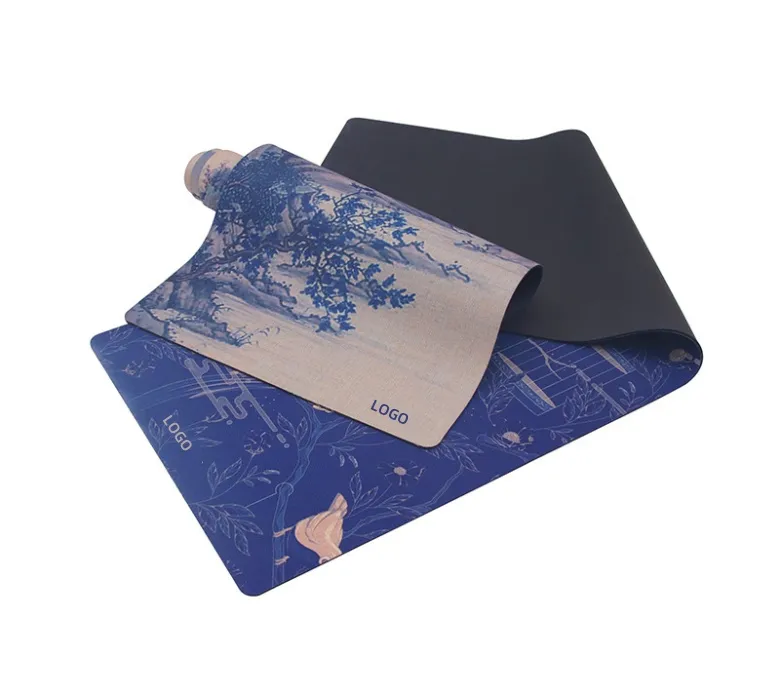 Covoraș pentru exerciții yoga din cauciuc natural+in