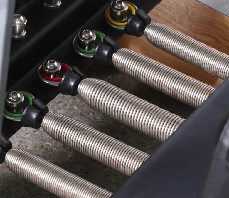 Reformator de Pilates Deluxe din lemn de stejar cu jumătate de trapez