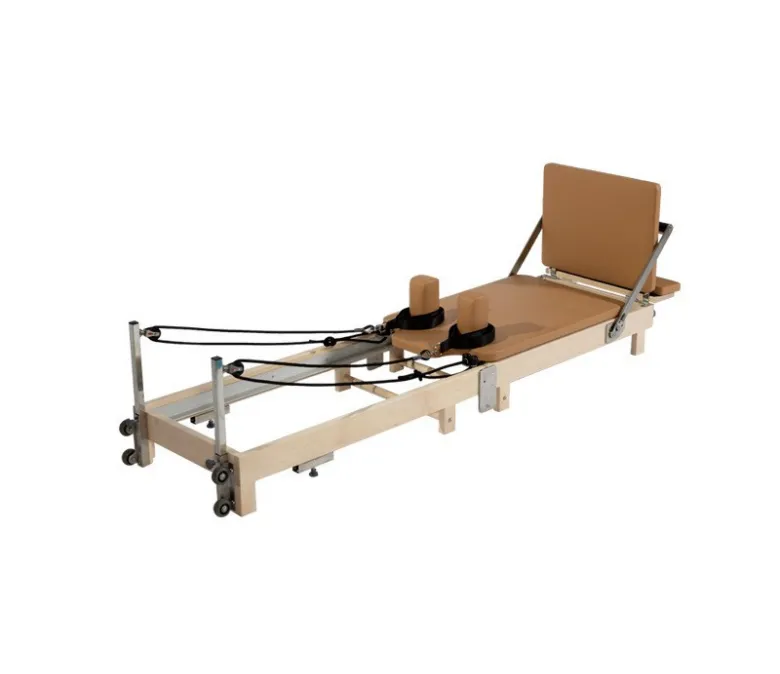Reformator Pilates pliabil din lemn la domiciliu