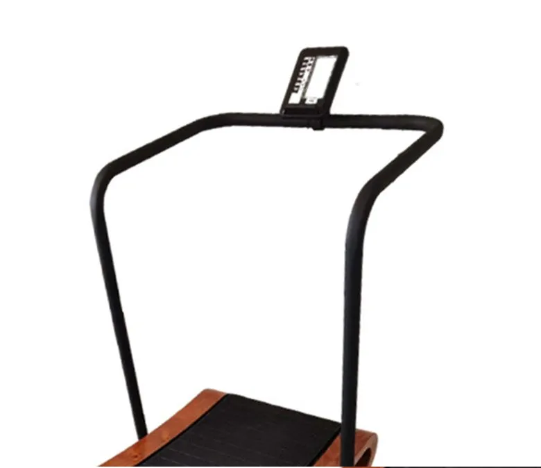 Banda de alergare mecanică cu curbă de lemn neelectrică