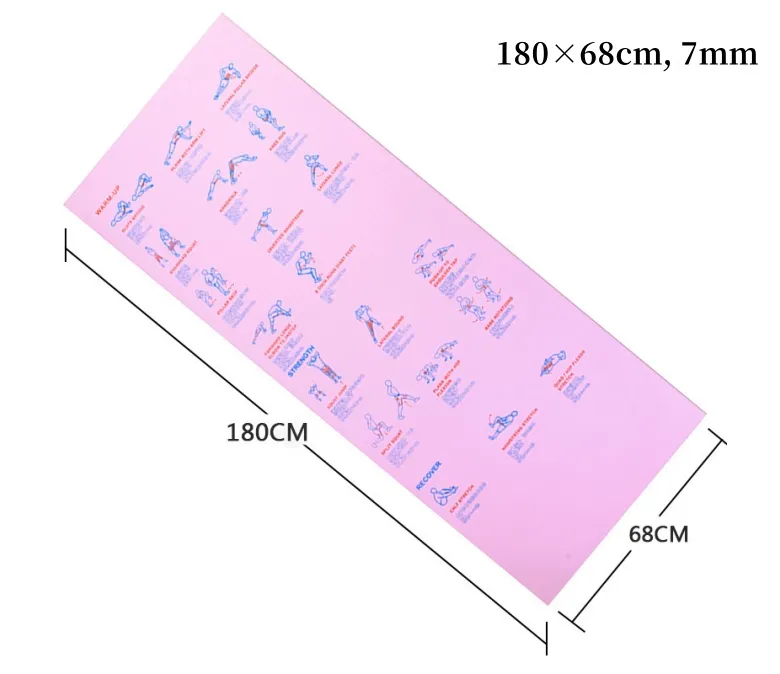 Covoraș antiderapant pentru antrenament sportiv profesional pentru bărbați și femei din PVC