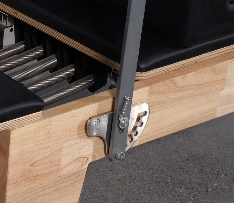 Reformator de Pilates Deluxe din lemn de stejar cu jumătate de trapez