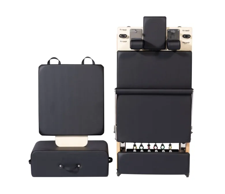 Reformator Pilates pliabil din stejar fără rosturi