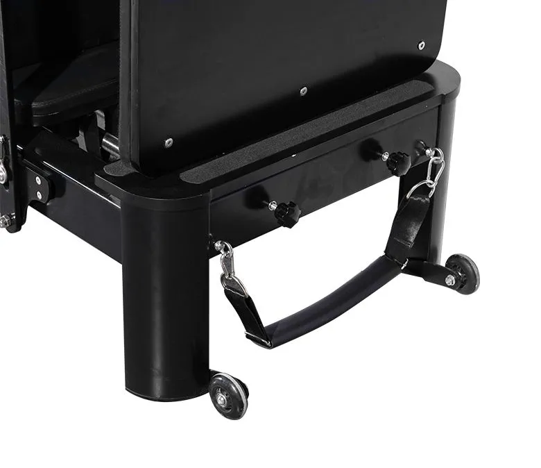 Remarcabil aparat de reformare Pilates din aluminiu negru 4.0