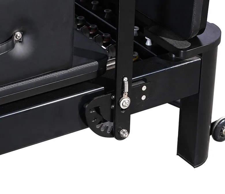 Remarcabil aparat de reformare Pilates din aluminiu negru 4.0