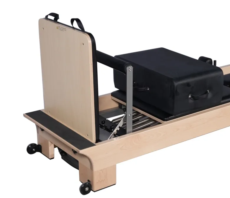 Body Training Core Bed Maple Wood Pilates Reformer Mașină cu suport interior pentru picioare