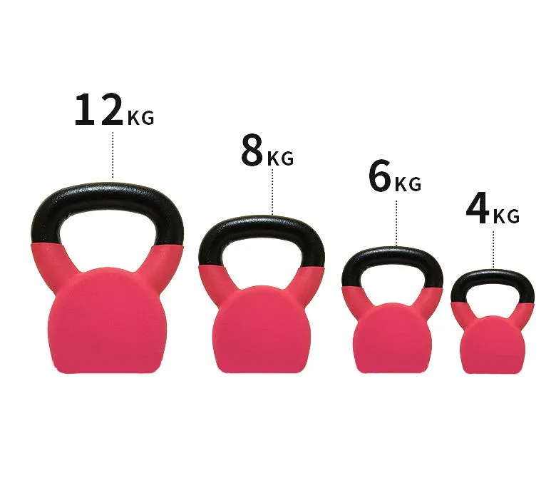 Kettlebell acoperit cu un singur vinil conturat
