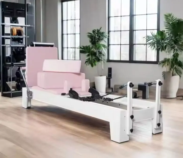 Stejar vopsit în alb roz Echipament Pilates