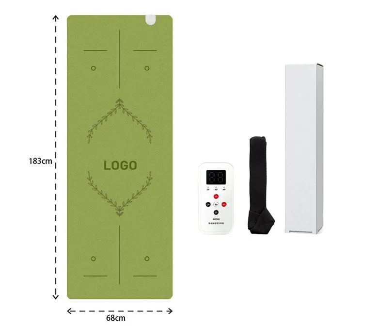 Covorașă de yoga din cauciuc PU, încălzită, îmbunătățită