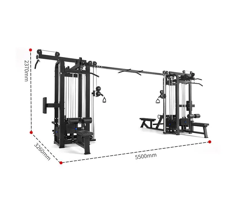 Multi Jungle 8 Stations Machine Echipament de gimnastică