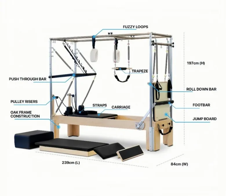Cadillac Reformer Yoga Pilates Reformer Full Trapez