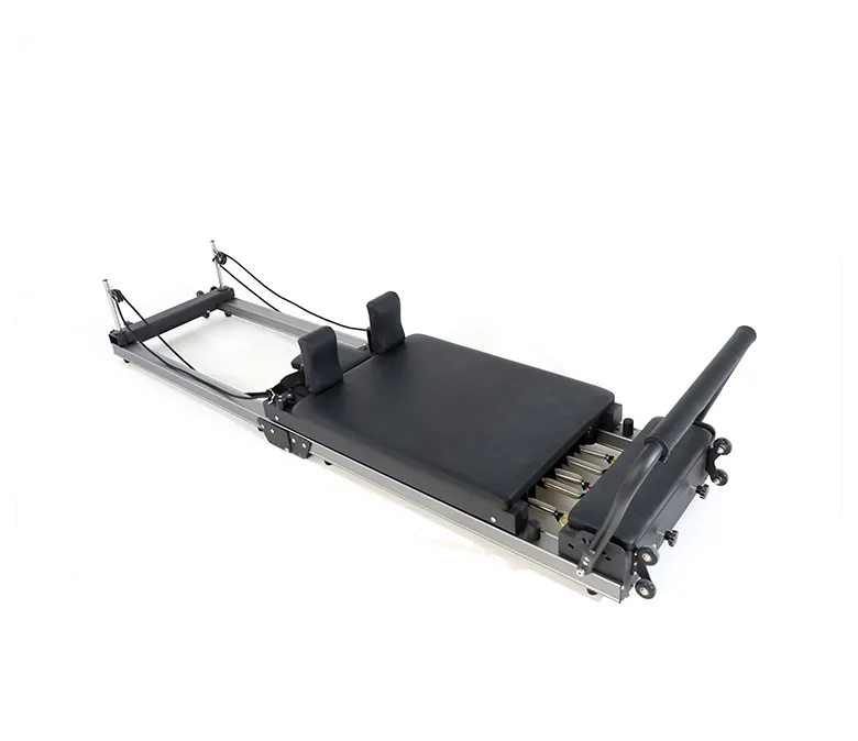 Wavar® Design Exclusiv patentat din aliaj de aluminiu Pliabil Pilates Reformer Portable Reformer
