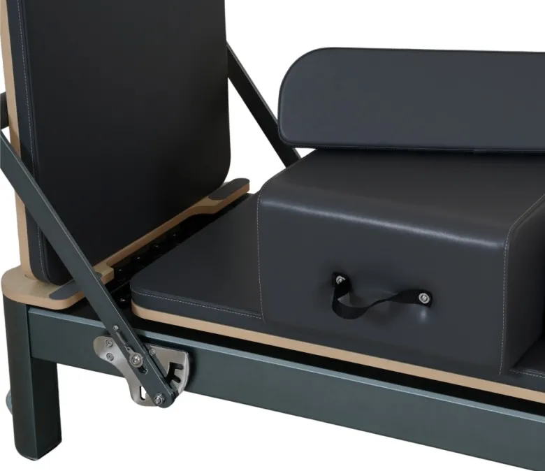 Pilates Reformer 4.0 anodizat, gri metal