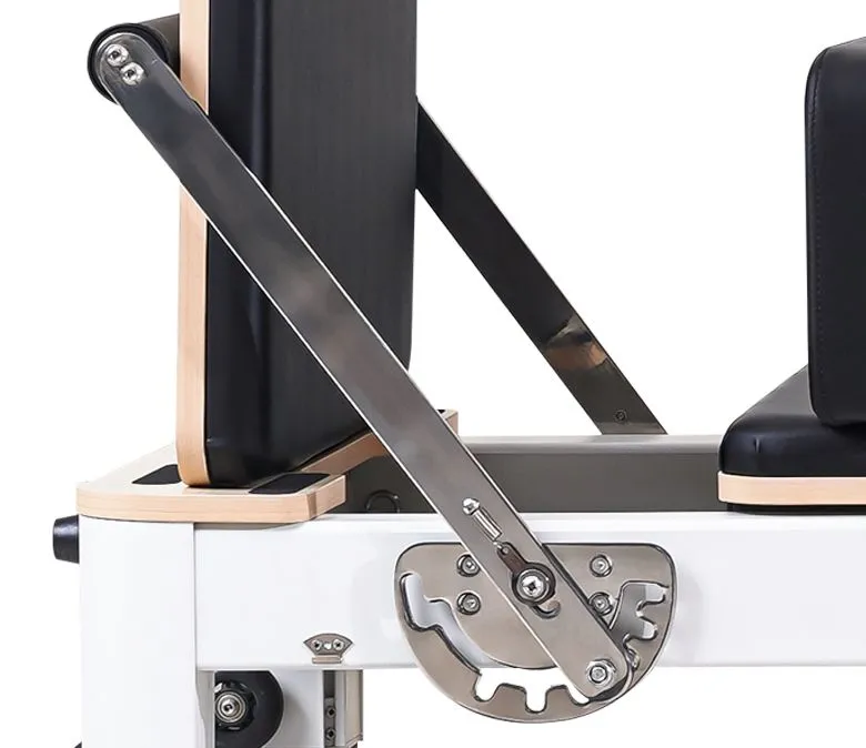 Reformator Pilates pliabil din aluminiu alb de vânzare