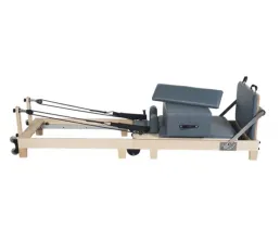 Aparat de exercitii Pilates pliabil cu picioare din lemn