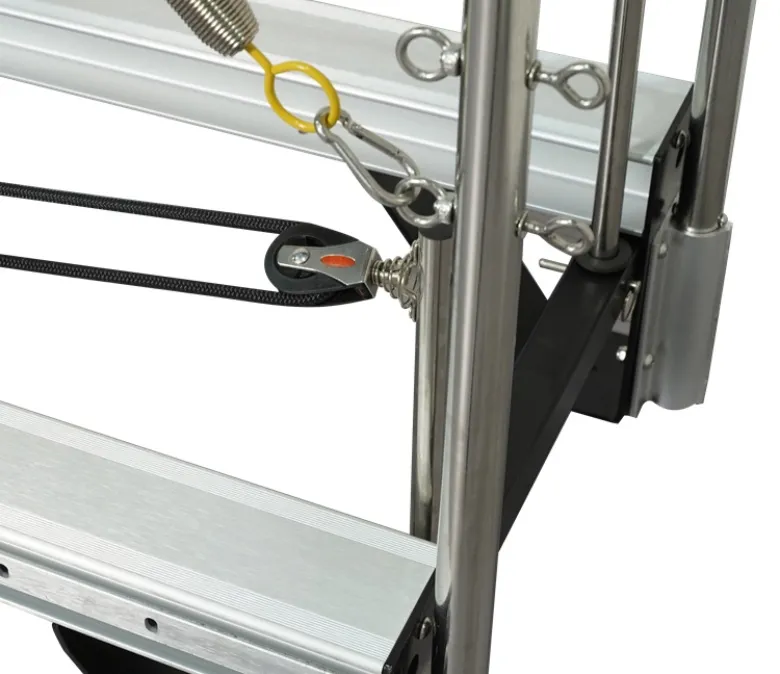 Reformator Pilates din aliaj de aluminiu, cu turn