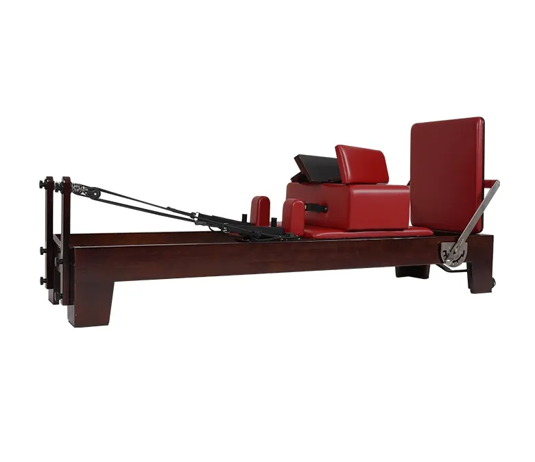 Reformator Pilates din lemn de stejar de nuc comercial