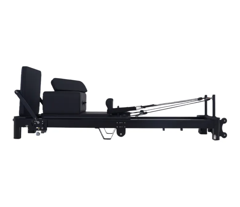 Reformator Pilates pliabil din aluminiu alb de vânzare