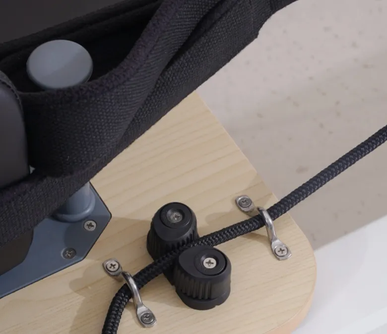 Reformator Pilates pliabil din aluminiu alb de vânzare