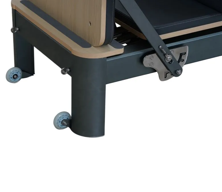 Pilates Reformer 4.0 anodizat, gri metal