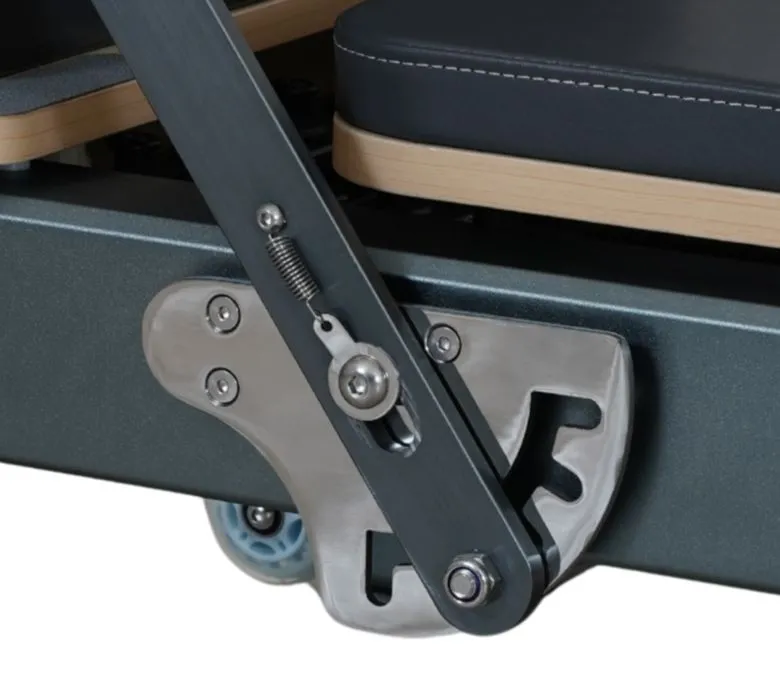 Pilates Reformer 4.0 anodizat, gri metal